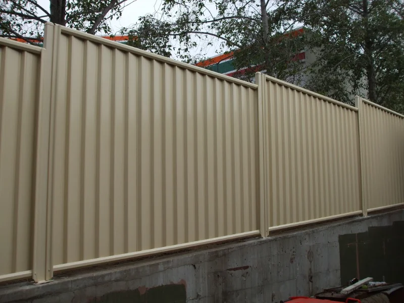 Colourbond Boundary Fence