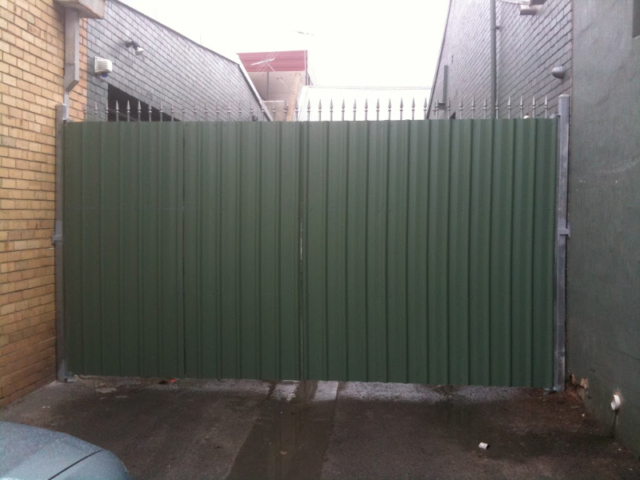 Colourbond Security Gates