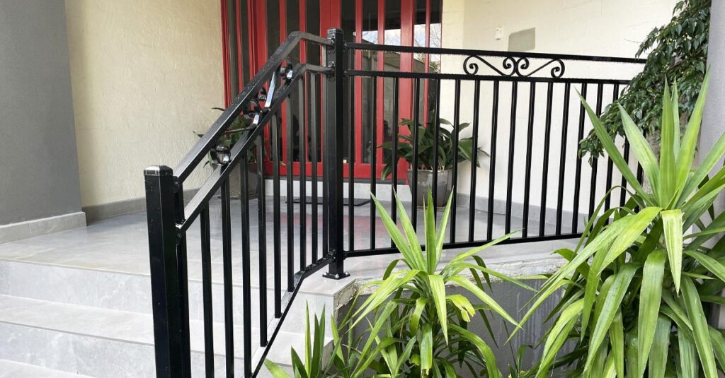 ogimage powdercoated steel balustrade scrolls templestowe